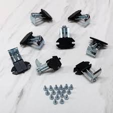 Plumber's putty is usually applied around the edge of rimmed sinks to keep out water, or a silicone bead is run around the bottom or seam of the rimmed sink and counter. X8 Replacement Granite Kitchen Sink Fixing Clips Screw In Style Gsfc004 Replacement Sink Parts From Taps Uk