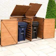 3.9 out of 5 stars. Leisure Season Horizontal Trash And Recycling Storage Shed Medium Trsm5937 Rona