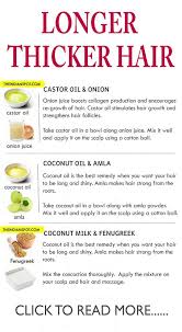 If applied regularly, coconut oil will promote hair growth by strengthening hair proteins, moisturizing, and providing nutrients to the hair and scalp. Pin By Amy Whitlock On Longer Thicker Hair Thicker Hair Naturally Natural Hair Remedies Homemade Hair Products