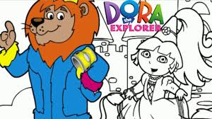 618x929 dora coloring page hello coloring page dora coloring pages youtube. Princess Dora And King Lion Dora The Explorer Episode Nick Jr Coloring Book Creative For Children Youtube