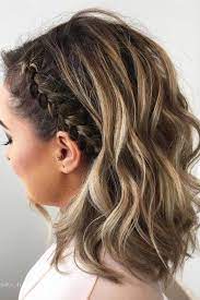 32 Ausgezeichnete Kurze Frisuren Prom New Site Braided Hairstyles Medium Length Hair Styles Thick Hair Styles