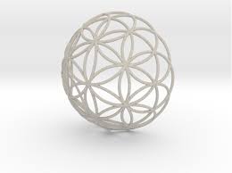 3d 200mm Half Orb Of Life 3d Flower Of Life By Saint Hemp On Shapeways Flower Of Life Orb Shapeways