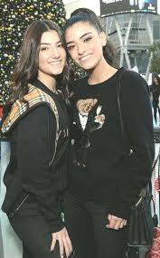 Celebrities Charli And Dixie D Amelio Celebrate 2019 Christmas In 2020 Famous Girls Dixie