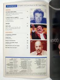 Thing About Men Playbill September 2003 Marc Kudisch Ron Bohmer Lee Hocking 