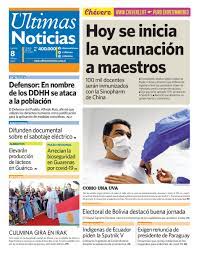 Consulta las últimas noticias de actualidad en el mundo. Ultimas Noticias On Twitter Buenos Dias Te Presentamos La Portada Del Dia 08mar De Ultimasnoticias Un Usaeltapabocas Protegeteyprotegealosdemas Https T Co Uokqfkpkiw