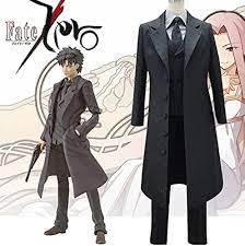 Anime Fate/Zero Fate Emiya Kiritsugu Cosplay Costume (Custom Made) :  Clothing, Shoes & Jewelry - Amazon.com