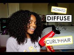 How I Diffuse My Curly Hair No Frizz Youtube Black Naturally Curly Hair Curly Hair Styles Hair Diffuser