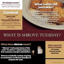 Check spelling or type a new query. The Meaning Of Shrove Tuesday 13 February 2018 Shrove Tuesday Shrove Tuesday Activities Lent