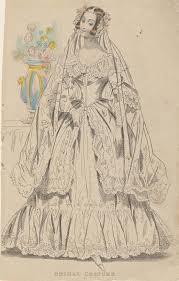 Vintagebrides Queen Victoria Wedding Dress Bridal Dresses Fashion Illustration Sketches