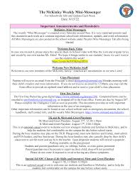 Mini Messenger 8/15/22