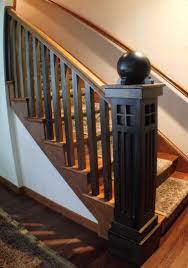 Craftsman Staircase Craftsman Doors Stair Railing Design