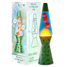 American Kids 16" Dinosaur Lava Motion Volcano Lamp, Orange Wax in Blue  Liquid - Walmart.com
