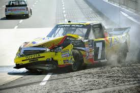 Aftermath footage of buren skeen's fatal crash is depicted in this video and viewer. Gallery Landing Page Official Site Of Nascar Nascar Trucks Nascar Wrecks Nascar