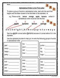 Rewrite each word list in abc order. Alphabetical Order To The First Second And Third Letter Worksheets Alphabetical Order Worksheets Abc Order Worksheet Teaching Vocabulary