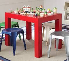 Parsons Small Play Table Pottery Barn Kids Wooden Train Set Wooden Train Pottery Barn Kids