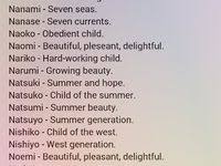 This can give a name extra layers of meaning. 8 Japanese Names Ideas Japanese Names Japanese Words Names