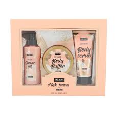 Pour plus d'information, consultez notre politique de confidentialité. Sence Beauty Pink Leaves Geschenkset Duschgel Korperbutter Peeling Bei Riemax
