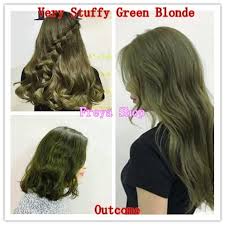 You can consider bleaching your locks to get the desired results. Very Stuffy Green Blonde Hair Color 12 22 Bob Keratin Permanent Hair Color Shopee Philippines