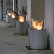 Removable Real Flame Indoor Outdoor Garden Dinning Gel Bio Ethanol Fireplace Fireplaces Fire Place Gla Modern Outdoor Fireplace Fireplace Design Concrete Decor