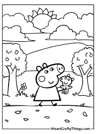 In fact, i tried to encourage her to cho. Peppa Pig Coloring Pages