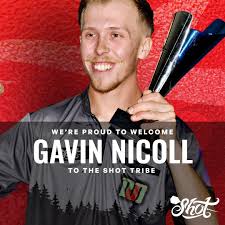 NEW PLAYER ANNOUNCEMENT. Gavin Nicoll has played darts since he was four  years old; his late father, Timmy Nicoll, was his mentor and role model and  taught him everything he knows. Gavin