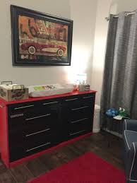 Hot Rod Vintage Car Nursery Craftsman Tool Box Changing Table Dresser Picture Wooden Diaper Box Texaco Boy Nursery Cars Car Nursery Vintage Car Nursery
