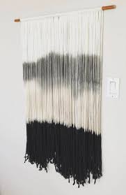 Dip Dye Wall Hanging Fiber Art Bohemian Decor Medium Tapestry Diy Wall Hanging Yarn Yarn Wall Hanging Fiber Wall Hanging
