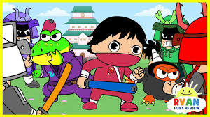 The series follows ryan, his parents and animated friends gus the gummy gator and combo panda as they work together to tackle a series of imaginative, physical challenges and unbox puzzles to reveal the identity of his mystery playdate. Ryan Ninja Kids Spy Mission Cartoon Animation For Children With Ryan Toysreview Youtube
