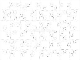 Download inspirational puzzle templates free simple. Puzzles Grid Blank Template Jigsaw Puzzle With 60 Pieces Mosaic Background For Thinking Game Is 10x6 Size Game With Details Stock Vector Illustration Of Challenge Leisure 152583621