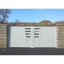 Parfait Portail Entree Maison Leroy Merlin And La Revue In 2020 Outdoor Decor Garage Doors Outdoor