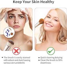 Senbowe Upgraded USB Makeup Brush Cleaner and Dryer Machine, Electric  Cosmetic Automated Makeup Brush Spinner, Cleaning Solution Tool, 13  Collars, Wash and Dry in Seconds, Rechargeable Brush Cleaner : Amazon.in:  Beauty