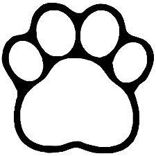 Black And White Paw Print Puppy Clipart Dog Paw Decal Cartoon Vinly Sticker Laptop Car Window Black Or White Fashion Home Garden Homedcor Decalsstickers Paw Print Clip Art Paw Template Dog Paws