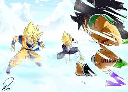 After the devastation of planet vegeta after the devastation of planet vegeta, three saiyans were scattered among the stars, destined for different fates. Goku And Vegeta Vs Broly Anime Story Book 2
