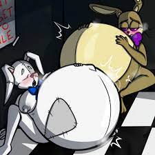 five nights at freddy's glitchtrap hyper pregnancy male pregnancy  mpreg multiple pregnancies pregnant pregnant female vanny (fnaf) 
