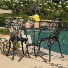 Marisol 3 Piece Bistro Set Outdoor Patio Furniture Sets Patio Furnishings Bistro Furniture