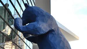 The douglas county coroner's office is investigating the cause and manner of argent's death, according to the denver post. The Story Behind Denver S Big Blue Bear Wild Color Macrame