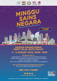 Buat pertama kalinya pusat sains negara menganjurkan kejohanan esukan pubg mobile bersempena dengan minggu sains negara. 2019 Minggu Sains Negara Johor Official Portal Academy Of Sciences Malaysia