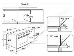 Pour un four encastrable standard, les dimensions sont généralement autour de 60cm de largeur et 60cm de hauteur. Four Encastrable Sous Plaque De Cuisson Au Gaz
