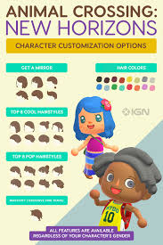 Hairstyles in animal crossing new leaf codes for hairstyles. All Hairstyles And Hair Colors Guide Animal Crossing New Horizons Wiki Guide Ign In 2021 Animal Crossing Hair Animal Crossing Animal Crossing Hair Guide