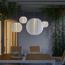Regolit Pendant Lamp Shade White Ikea In 2020 Ikea Outdoor Lighting Pendant Lamp Shade Solar Powered Lamp
