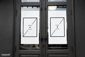 White Minimal Poster Mockup On An Old Door Free Image By Rawpixel Com Teddy Rawpixel In 2020 Poster Mockup Minimal Poster Free Photo Frames