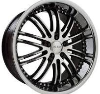 22x9 XIX X23 Gloss Black w/ Machined Face (Chrome Stainless Steel Lip)  5x4.5/114.3 35mm