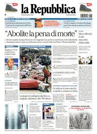 La pena di morte è una condanna che è sempre stata usata e contro cui per prima si oppose cesare beccaria. Repubblica On Twitter Abolite La Pena Di Morte La Prima Pagina Di Repubblica Di Oggi Http T Co Mtaqqsz2ji