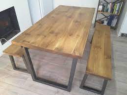 Shop items you love at overstock, with free shipping on everything* and easy returns. Calia Style U Frame Industrial Dining Table Metal 180 X 80 Cm 8 Seater Brown In Home Furniture Diy Table Salle A Manger Table A Manger Metal Table A Manger