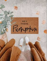 Hey There Pumpkin Doormat Fall Doormat Fall Decor Fall Porch Decor Fall Outdoor Home Decor In 2020 Fall Decorations Porch Fall Doormat Fall Decor