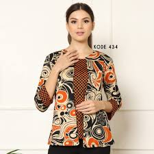 Batik bagoes solo | toko batik online terpercaya. Fiorecloth 434 Baju Batik Wanita Modern Atasan Batik Modern Blouse Batik 408 432 Shopee Indonesia