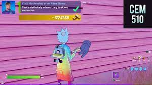 Visit Mothership Or An Alien Biome Fortnite Superman Challenges Youtube