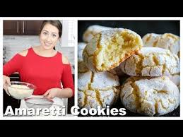 These Amaretti Cookies Are An Italian Cookie Perfect For The Holidays The Outside Of This Alm Amaretti Cookies Italian Cookie Recipes Gluten Free Cookies Easy