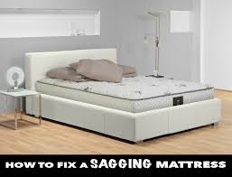 how to fix a sagging mattress (simple
