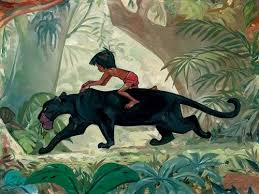 Bagheera Wallpaper Bagheera And Mowgli Disney Artwork Jungle Book Disney Disney Fine Art